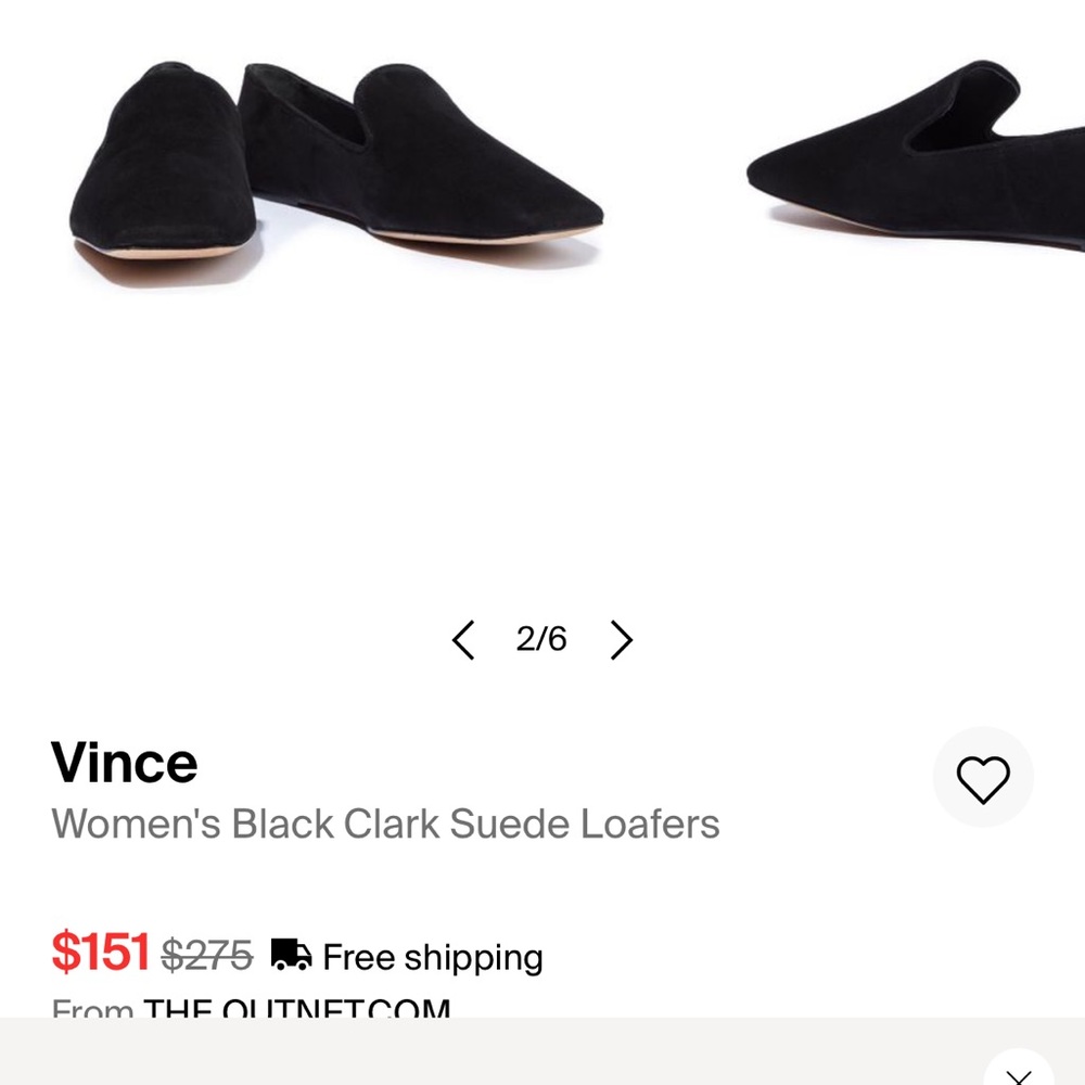 Vince loafers/flat. Suede.